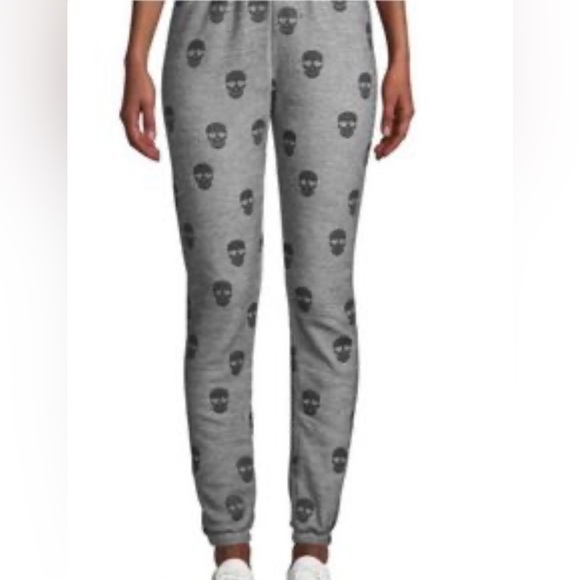 Wildfox skull print sweatpants size medium - Picture 1 of 6